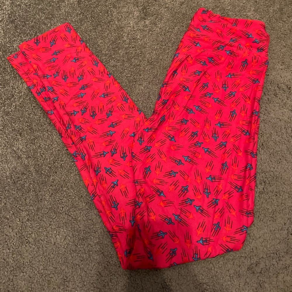 Airplane Lularoe Leggings